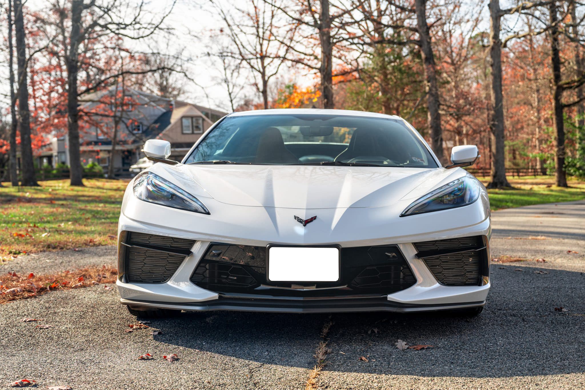 Chevrolet Corvette Stingray photographed head-on